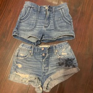 2 Abercrombie shorts
